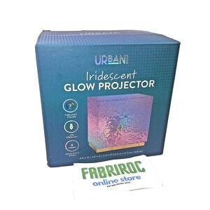 NEW!! Urban Shop 4" Iridescent Cube Glowy Mood Light – Color-Changing Lamp!!!